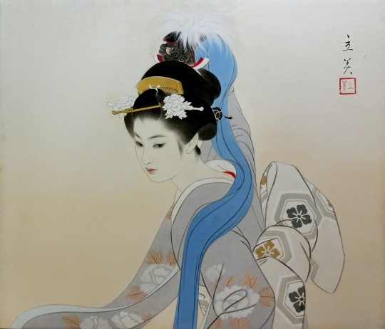 志村立美 「鏡獅子」 志村立美 「鏡獅子」