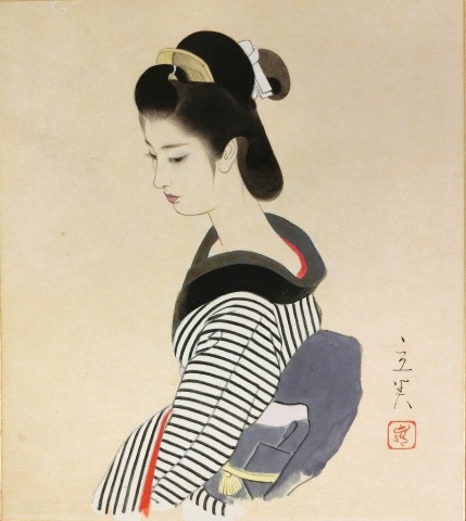 志村立美 想い 色紙 志村立美 想い 色紙