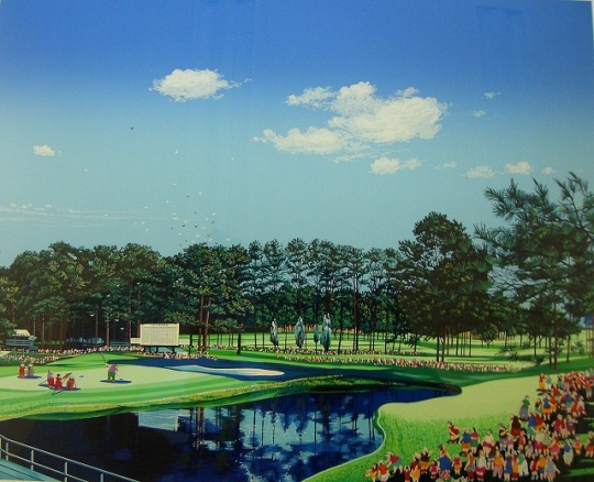 ヒロヤマガタ オーガスタ16番ホールハイヌーン ヒロヤマガタ オーガスタ16番ホールハイヌーン